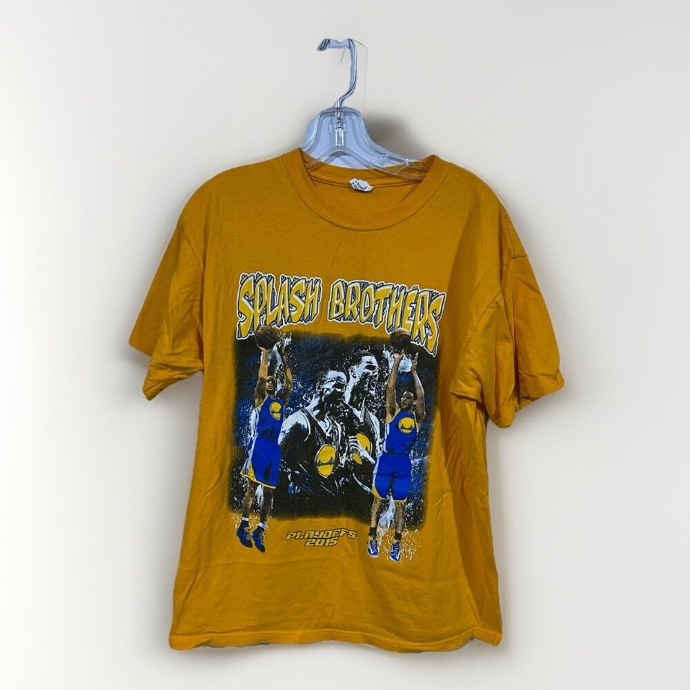 Golden State Warriors Splash Brothers Shirt Stephen Curry Play Thompson 2015 L
